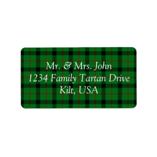 Kincaide Tartan Étiquette
