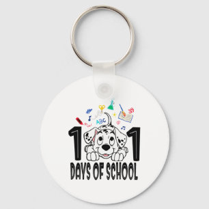 Kind 100 Tage Schule Dalmatiner Welpe 100. Tag G Schlüsselanhänger