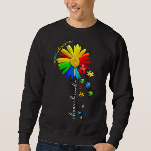 Kind Autismus Awareness Sonnenblumen Mama Frauen Sweatshirt