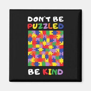 Kind Autistische Puzzle Autismus Bewusstsein 2022 Magnet