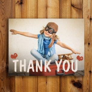 Kind dankt dir für das Herz Postkarte