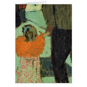 Kind, das einen roten Schal, C. 1891 trägt