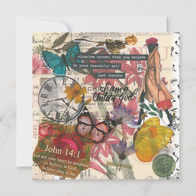 Kind der Grußkarte Gottes (Vorderseite)