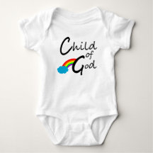 Kind des Gottes - christlicher Baby-Spielanzug