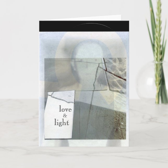 Kind des Universums Feiertagskarte (Vorderseite)