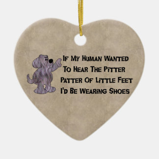 Kind-Freies Hündchen Keramikornament