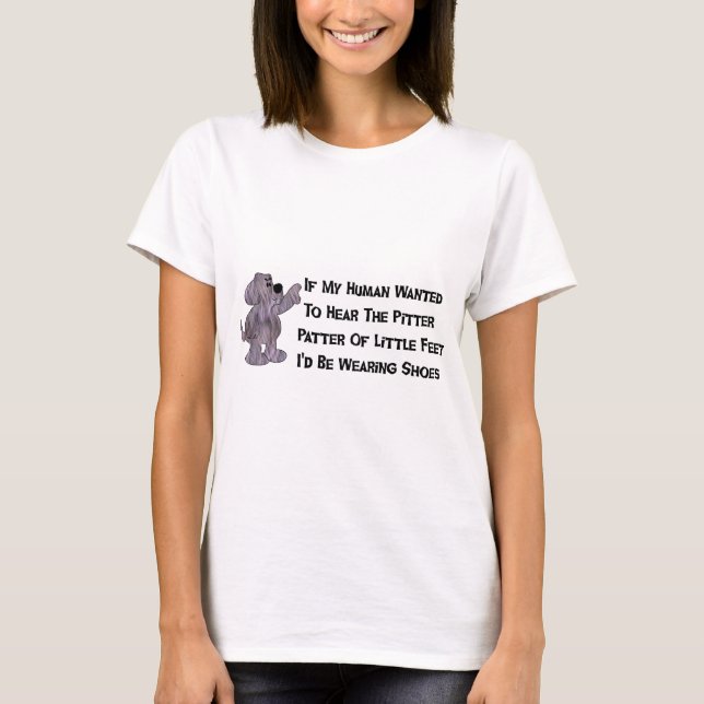Kind-Freies Hündchen T-Shirt (Vorderseite)