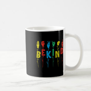 Kind-Gebärdensprache Handautismus Sensibilisierung Kaffeetasse