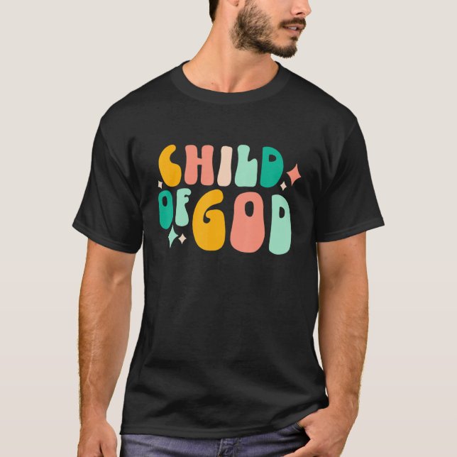 Kind Gottes Christliche religiöse Bibel Verse Glau T-Shirt (Vorderseite)