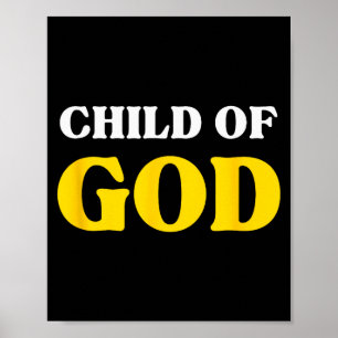 Kind Gottes, Geliebter Gesegneter, Christlicher Gl Poster