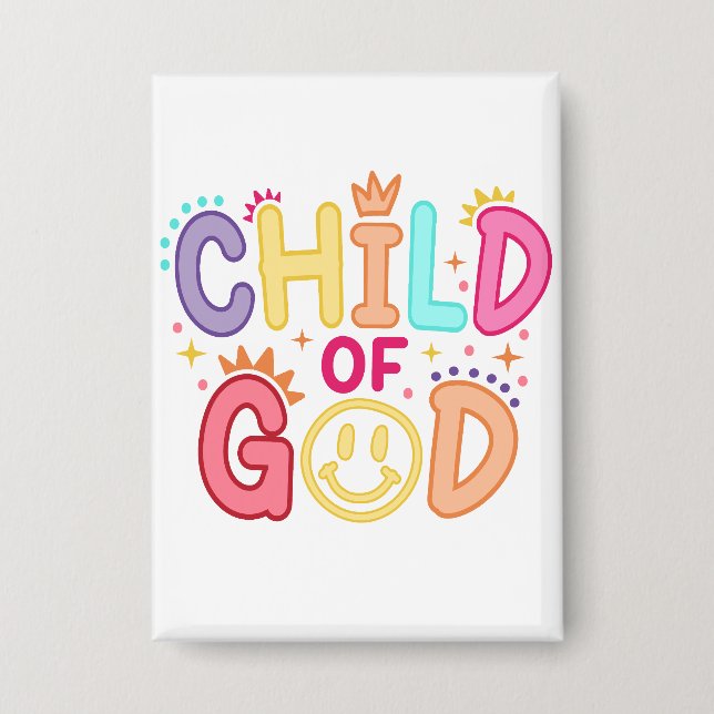 Kind Gottes Knopf  Button (Vorderseite)
