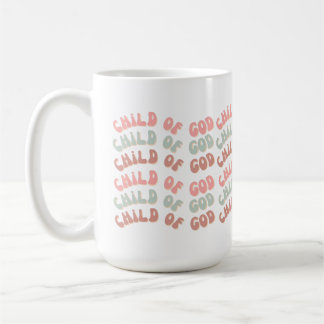 Kind Gottes Retro Waves Kaffeetasse