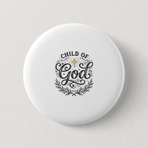 Kind Gottes Vintage-Engraving-Shirt-Design_1 Button