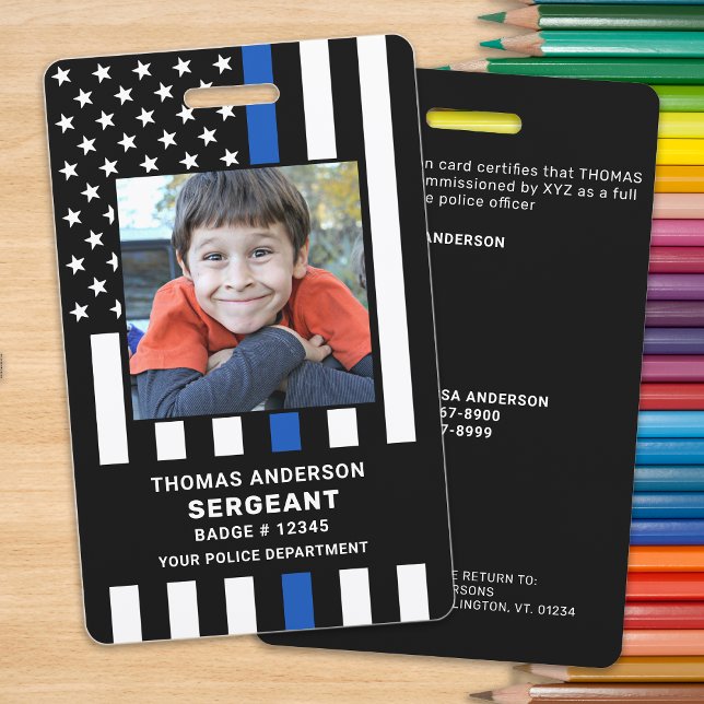 Kind-ID — Polizeibeamter für Foto Ausweis (Von Creator hochgeladen)
