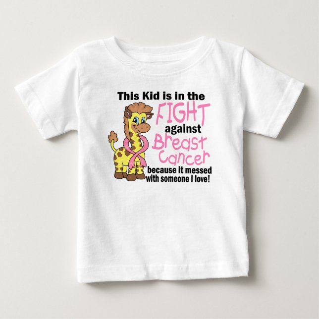 Kind im Kampf gegen Brustkrebs Baby T-shirt (Vorderseite)