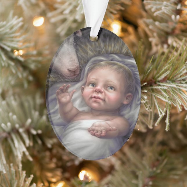 Kind im Manager Ornament (Baum)