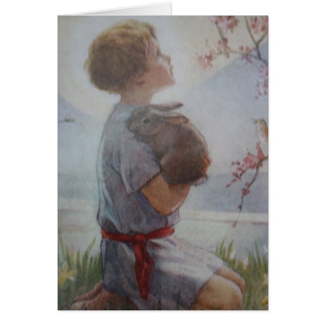 Kind in der Gebets-Karte (Vorne)