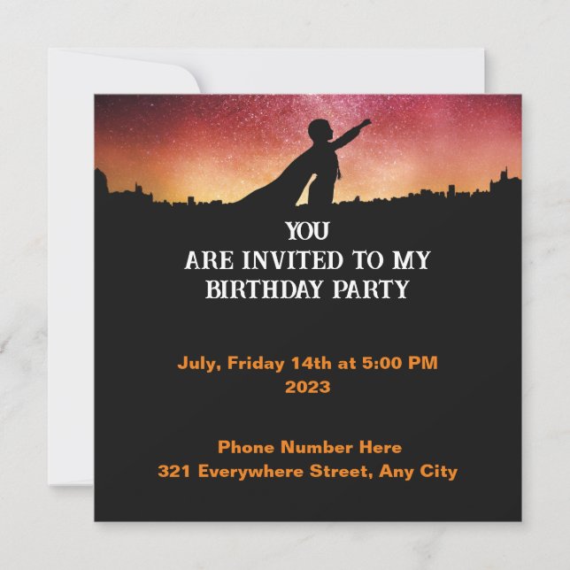 Kind ist 1 einladung (Vorderseite)