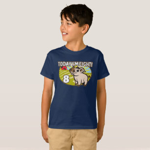 Kind ist 8. Geburtstag Heute bin ich acht! Niedlic T-Shirt