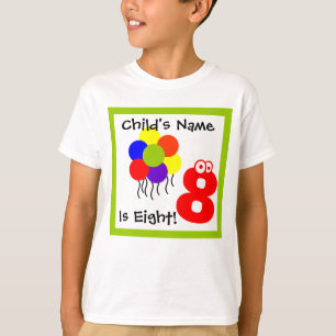 Kind ist acht, ich sind 8, achter Geburtstag, T - T-Shirt