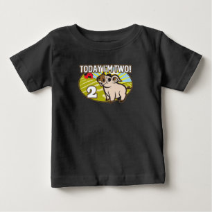 Kind ist der zweite Geburtstag Heute bin ich zwei! Baby T-shirt