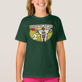 Kind ist der zweite Geburtstag Heute bin ich zwei! T-Shirt