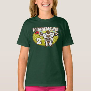 Kind ist der zweite Geburtstag Heute bin ich zwei! T-Shirt