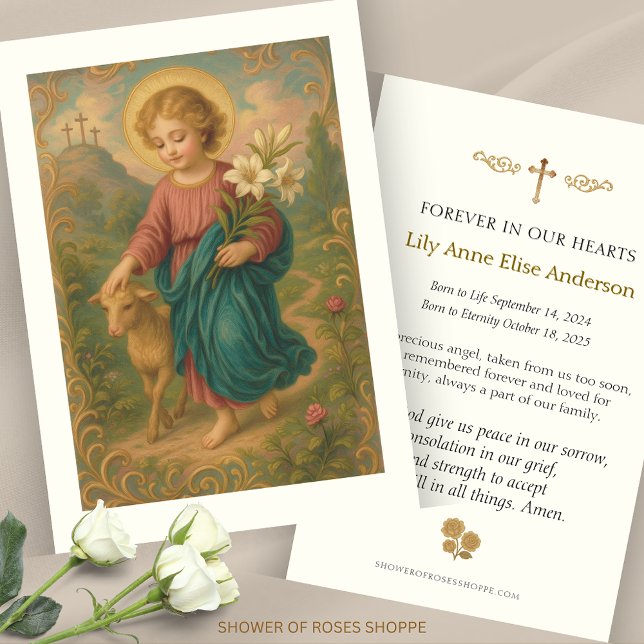 Kind Jesus Lamb Beerdigungsgebet (Von Creator hochgeladen)