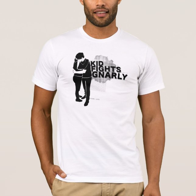 Kind kämpft Gnarly | junge Liebe T-Shirt (Vorderseite)