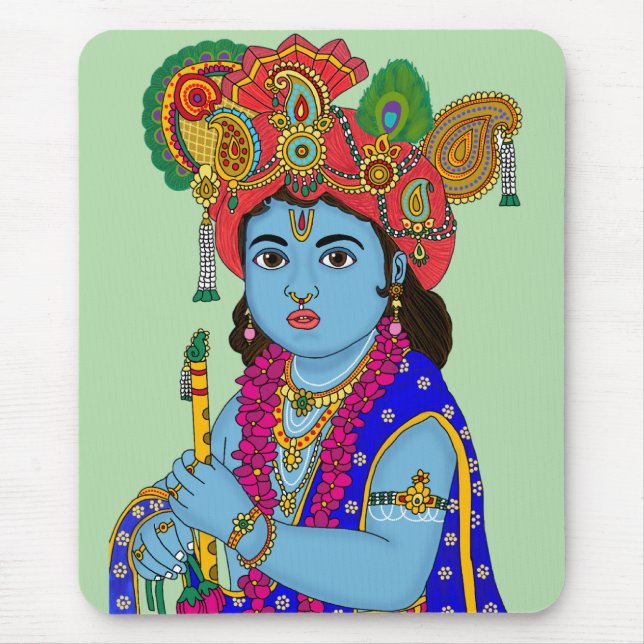 Kind-Krishna-Mauspad Mousepad (Vorne)