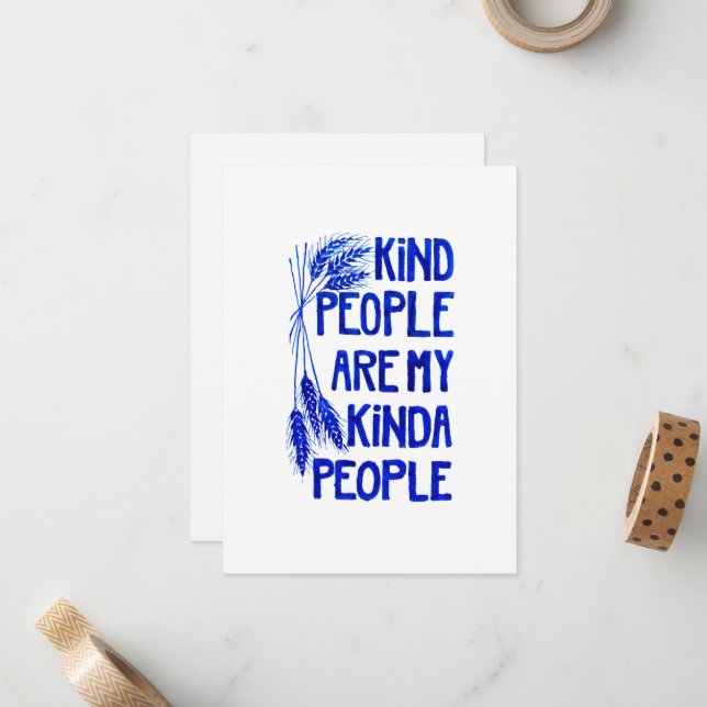 Kind Leute bemerken Card-Set Mitteilungskarte (Vorderseite/Rückseite Beispiel)