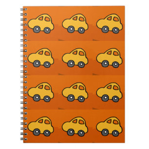 Kind-LIEBE: Miniminispielzeug-Autos Notizblock