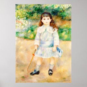 Kind mit einer Peitsche Auguste Renoir Poster