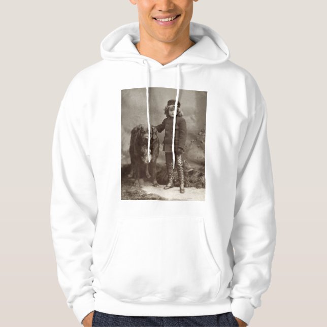 Kind mit Hund, C1885 Hoodie (Vorderseite)