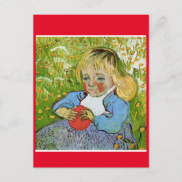 Kind mit Orange von Van Gogh, Postkarte