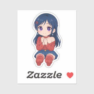 Kind Mita Chibi Cute Anime Aufkleber