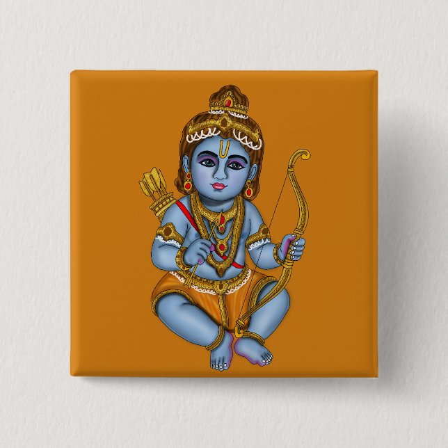 Kind Rama Knopf Button (Vorderseite)