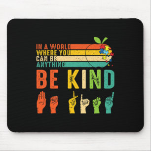Kind selber Gebärdensprache Handautismus Sensibili Mousepad