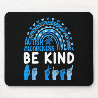 Kind Sign Language Asl Puzzle Rainbow Autisware Mousepad