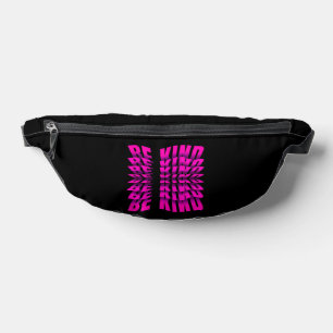KIND TEXT EFFECT PINK TYPOGRAPHIE BAUCHTASCHE