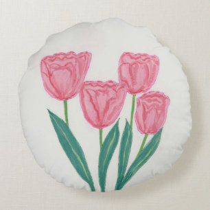Kind Tulips Florals Throw Kissen