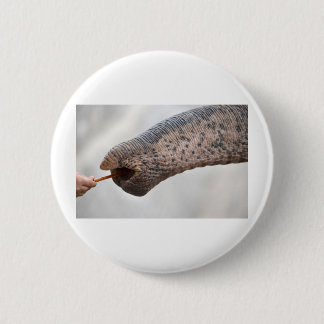 Kind und Elefant Button