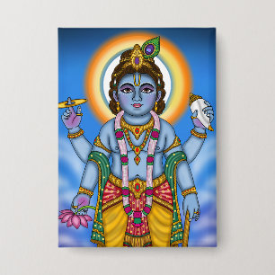 Kind Vishnu Knopf Button