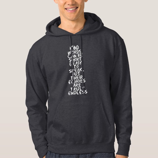 Kind words hoodie (Vorderseite)