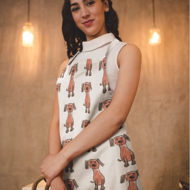 Kind Zeichne Kinderkunst Personalisiert Schürze (Von Creator hochgeladen)