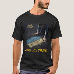Kind Zeichne Ukraine Flag United24 T - Shirt