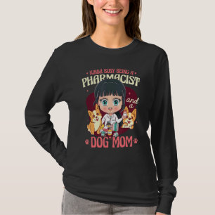 Kinda beschäftigt, ein Apotheker Apotheker Pillen T-Shirt