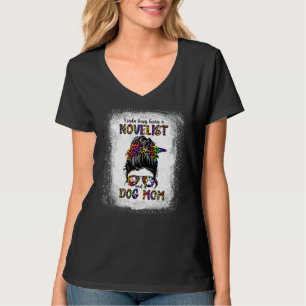 Kinda beschäftigt, ein Romanautor und eine Mama-Mu T-Shirt
