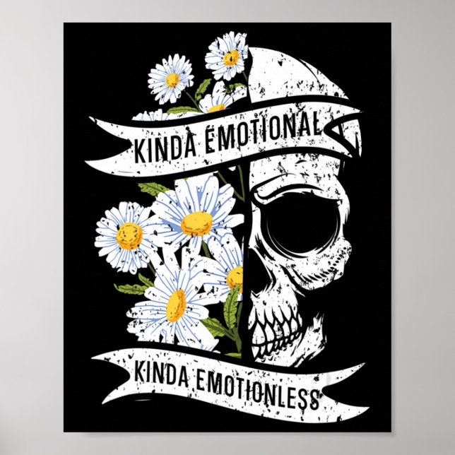 Kinda Emotionale Kinda emotionslose psychische Ges Poster (Vorne)