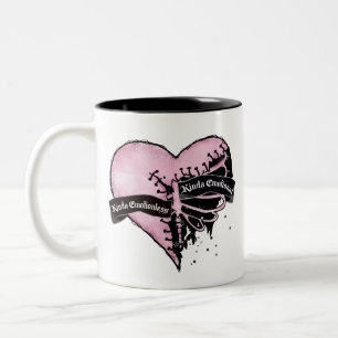 Kinda Emotionless Kinda Emotional Zweifarbige Tasse